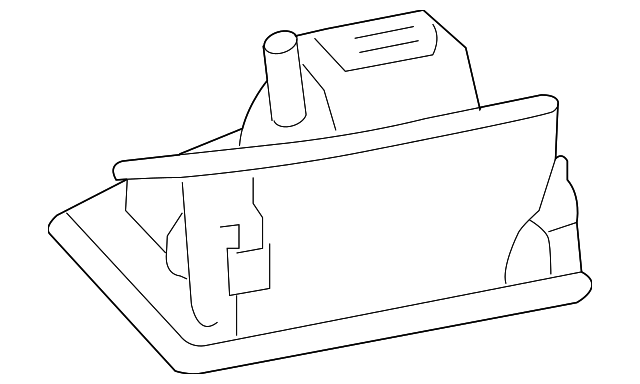 8E0-807-430-A Деталь LICENSE LAMP, LEFT