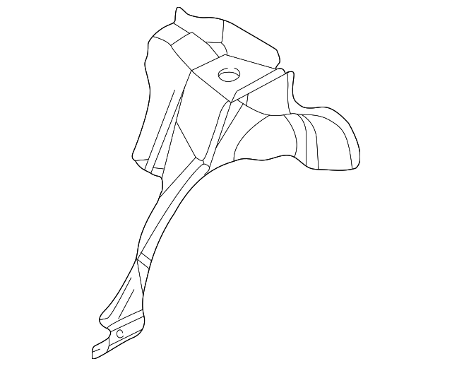 0K32A-70150A Деталь INNER WHEELHOUSE, RIGHT
