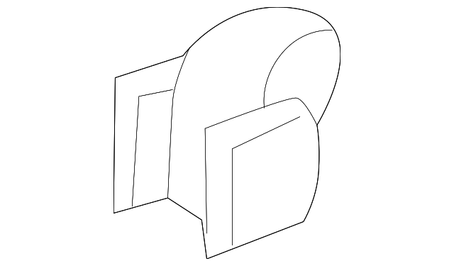 4D0-867-283-B Деталь CENTER PLR TRIM CLIP, LEFT