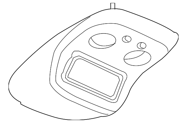 15215006 Деталь ROOF CONSOLE