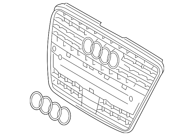 4L0-853-651-A-Y9B Деталь GRILLE
