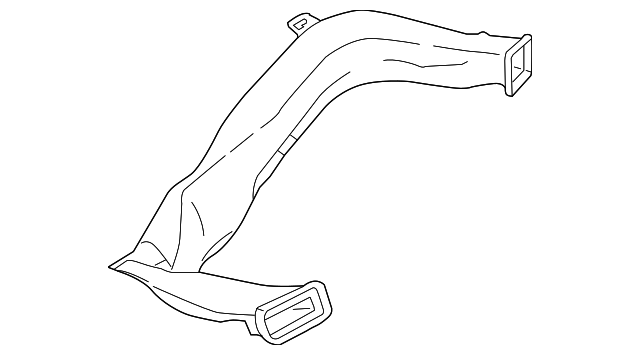 64-22-9-269-857 Деталь CENTER DUCT, RIGHT