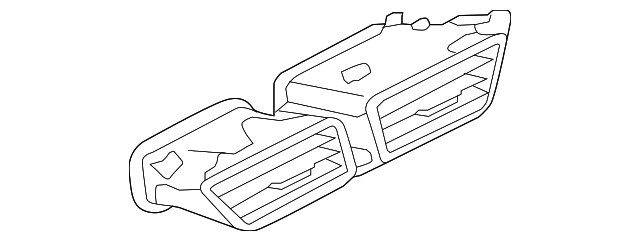 64-22-9-282-999 Деталь AIR VENT GRILLE