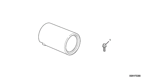 ACCESSORIES/EXHAUST PIPE FINISHER for 2006 Honda PILOT #1