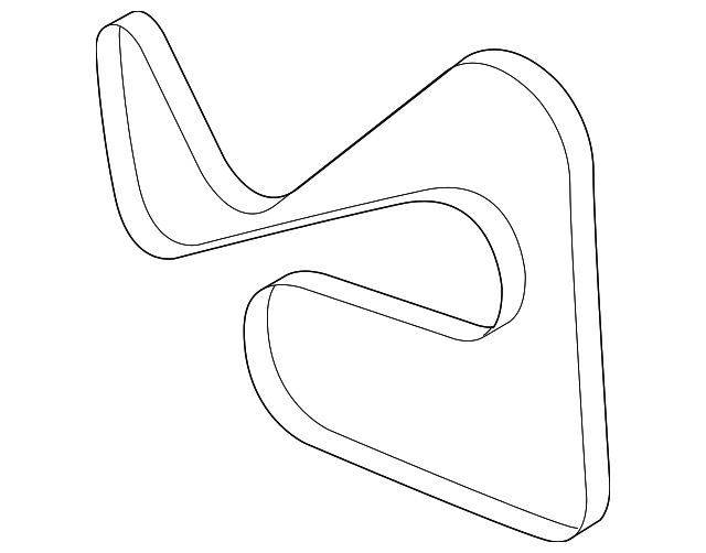 5L8Z8620BA Деталь SERPENTINE BELT