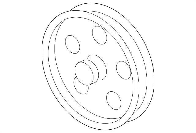 5L8Z3A733AA Деталь PULLEY