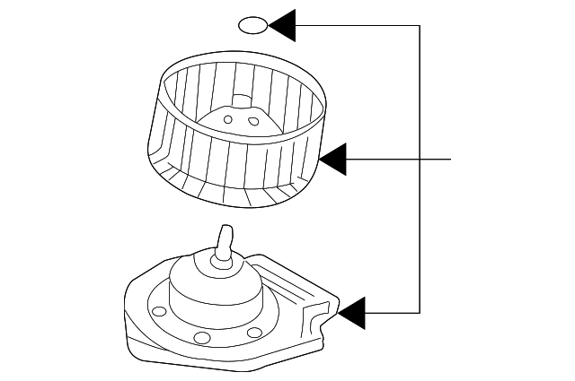 72223SA020 Деталь BLOWER MOTOR