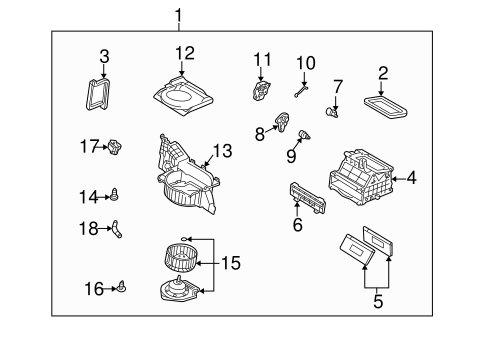 Forester BLOWER MOTOR & FAN