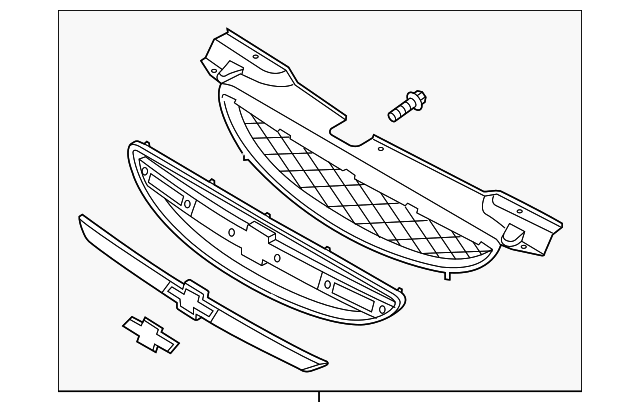 96492232 Деталь GRILLE ASSY