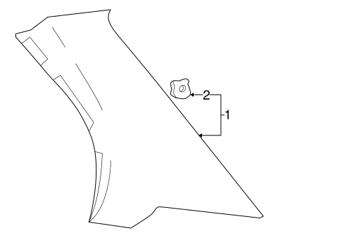 Elantra INTERIOR TRIM - QUARTER PANELS