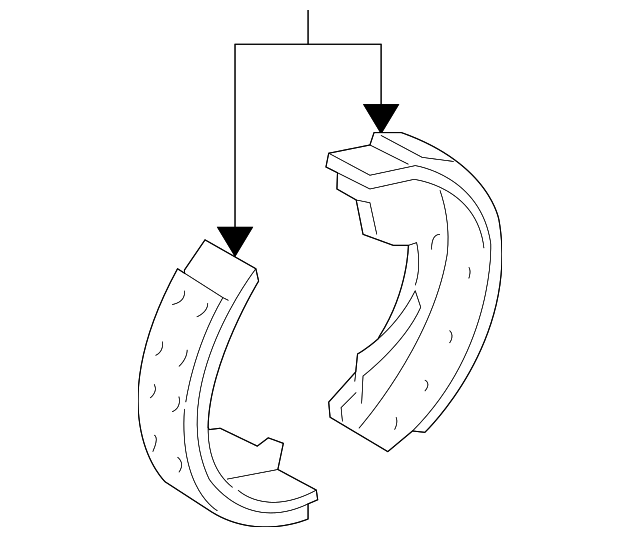 0K56A-2638ZA Деталь BRAKE SHOES