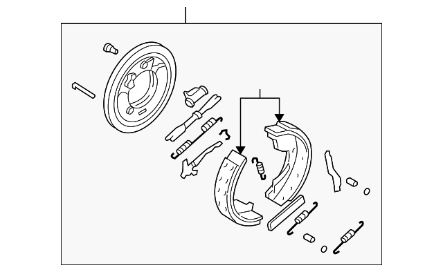 0K56B-26980A Деталь BRAKE ASSY, RIGHT