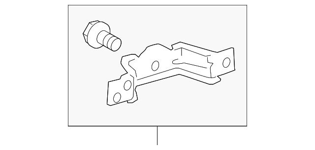 64209-48010 Деталь LOWER TRIM PANEL BRACKET