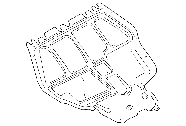 1J0-825-236-F Деталь CENTER SHIELD