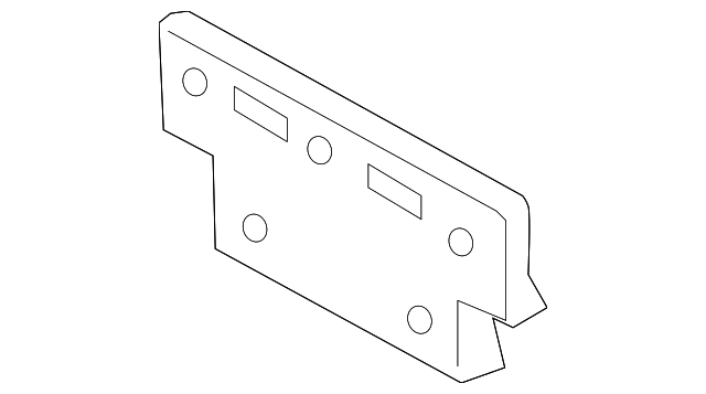 52114-60110 LICENSE BRACKET