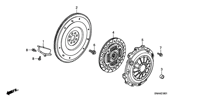 CIVIC SEDAN CLUTCH (2.0L)