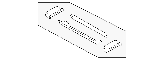 6281057L00 Деталь REAR CROSSMEMBER