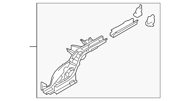 6230057L10 Деталь RAIL ASSY, LEFT