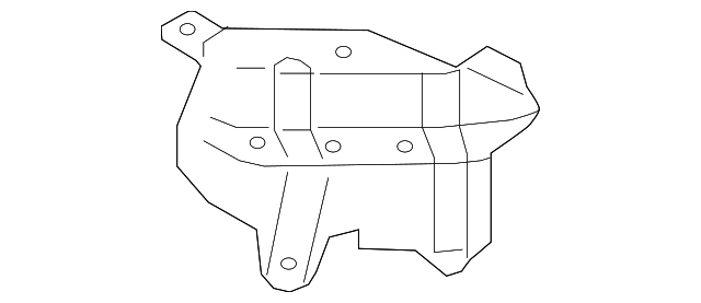 7543157L00 Деталь SEAT REINF, RIGHT