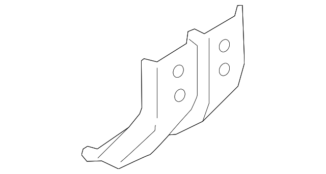 7544057L00 Деталь SIDE BRACE, LEFT
