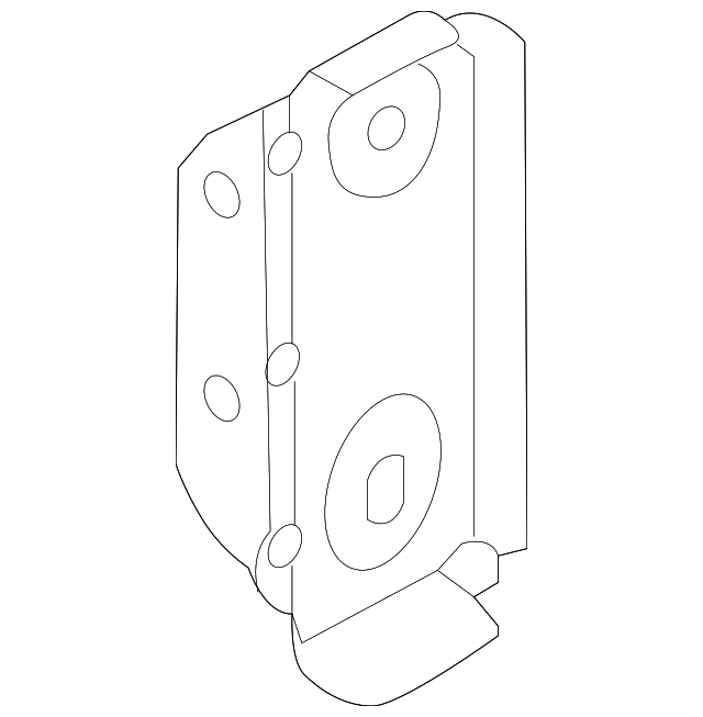 5C3-813-659 Деталь PARTITION PANEL OUTER SUPPORT, LEFT