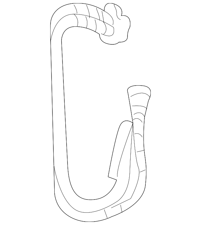20757339 Деталь RETURN PIPE, LEFT