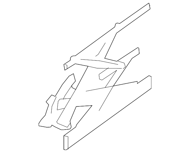 82720-4BA2A Деталь WINDOW REGULATOR, RIGHT