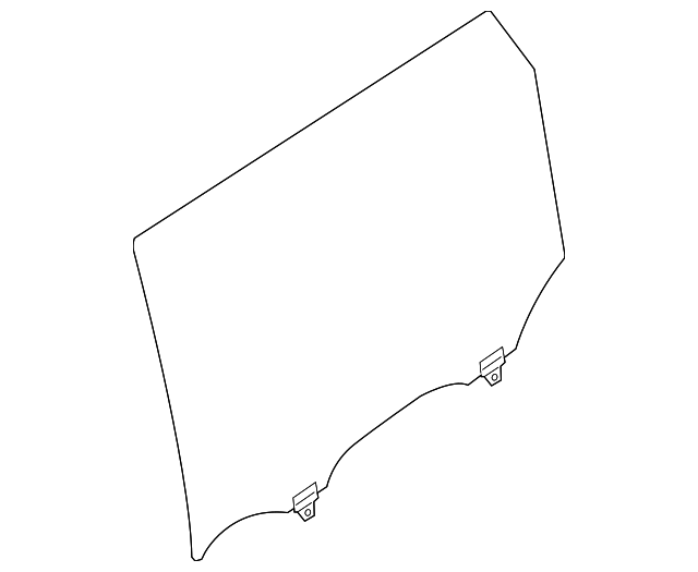 82300-5HA0A Деталь DOOR GLASS, RIGHT