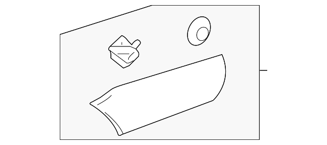 906-690-39-82-9678 Деталь REAR MOLDING, LEFT