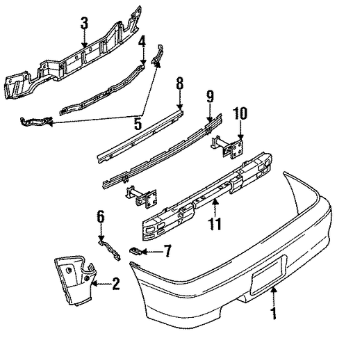 Stylus BUMPER & COMPONENTS - REAR