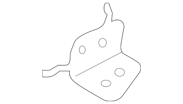 KD45-57-78X Деталь MOUNT BRACKET, RIGHT