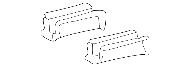 57608-42020 Деталь REAR CROSSMEMBER BRACKET, LEFT