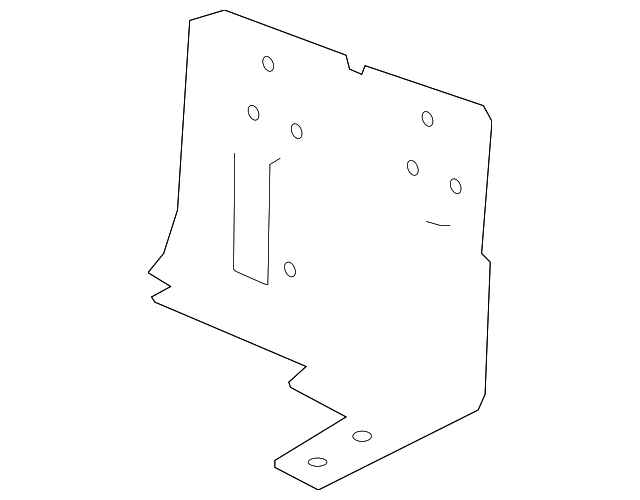 8011A327 CONSOLE BODY REAR BRACKET