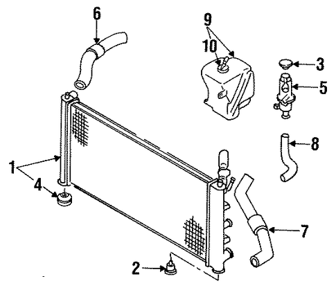 MX-3 RADIATOR & COMPONENTS