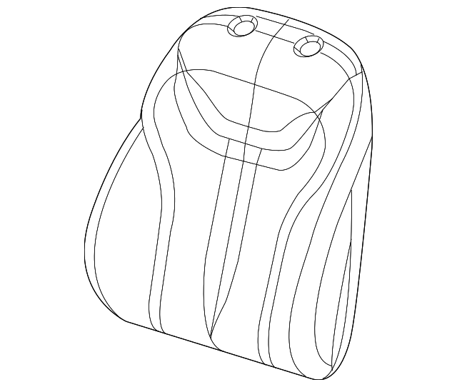 5SJ02DX9AA Деталь SEAT BACK COVER, RIGHT