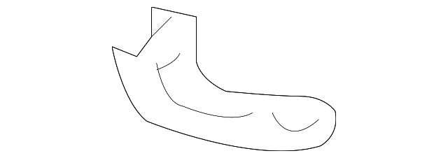 62481-3E000 Деталь RADIATOR BRACKET, LEFT