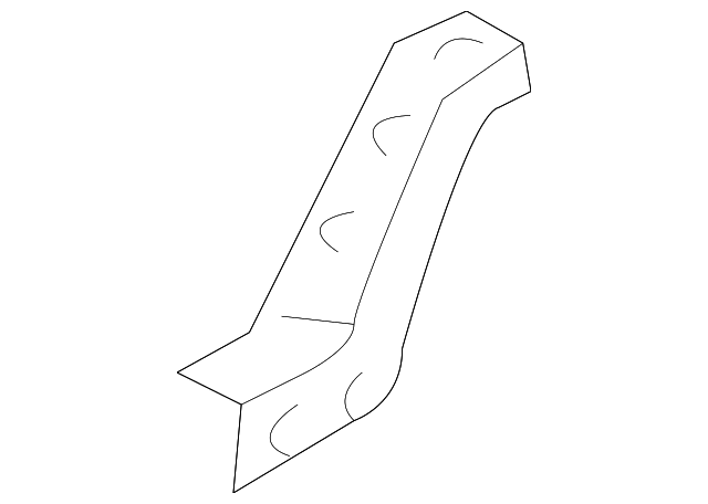 62490-3E000 Деталь RADIATOR BRACKET, RIGHT