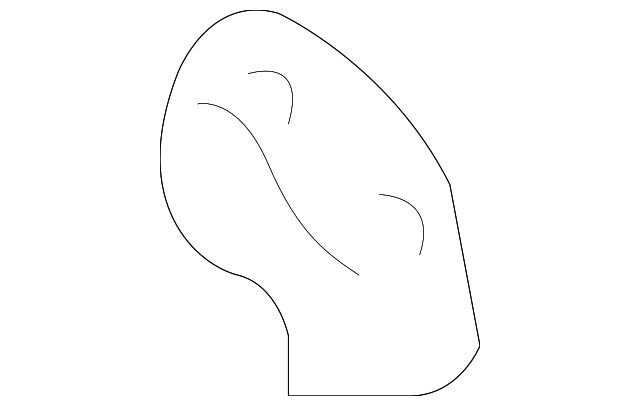 62590-3E000 Деталь BUMPER BRACKET, RIGHT