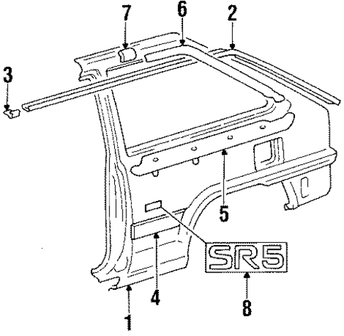 Tercel QUARTER PANEL