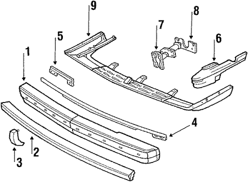 Celebrity BUMPER & COMPONENTS - FRONT