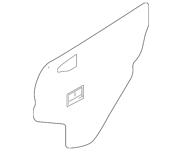 83391-2K010 Деталь WATER SHIELD, LEFT