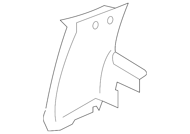 76914-8S510 UPR PILLAR TRIM, LEFT
