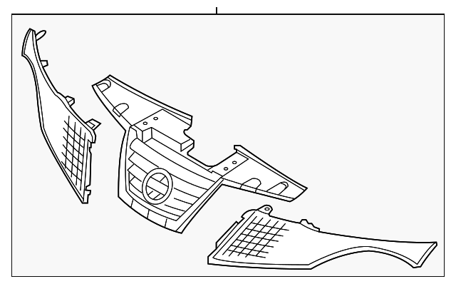 62070-3YM1B Деталь GRILLE ASSY