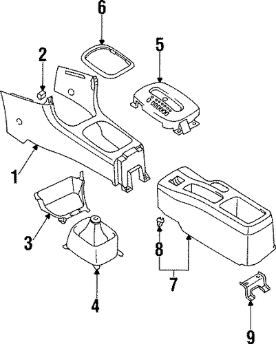 Mirage CENTER CONSOLE