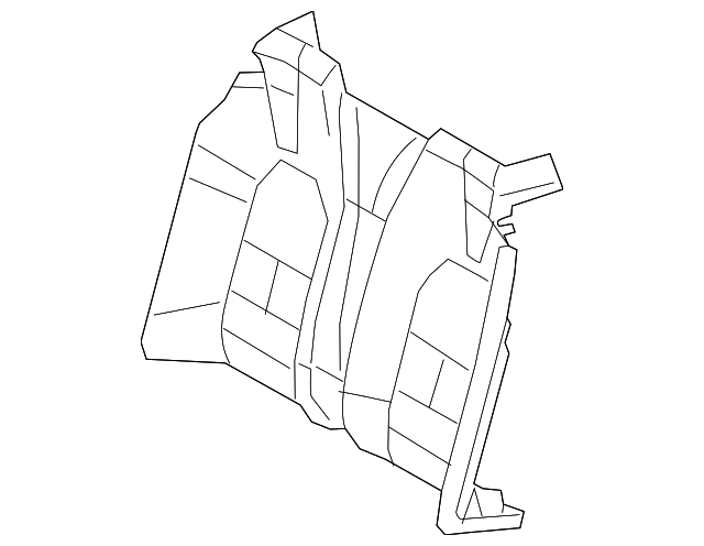 20792066008R01 Деталь SEAT BACK COVER