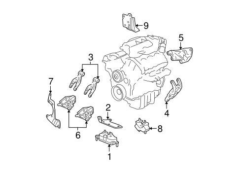 LaCrosse ENGINE & TRANS MOUNTING
