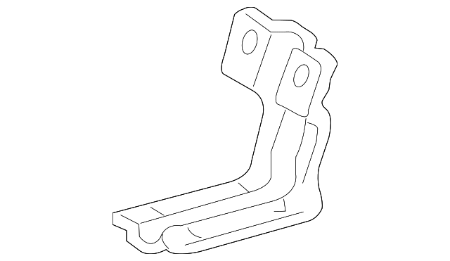 F85Z16N470AC Деталь REINFORCEMENT FRONT BRACKET, LEFT
