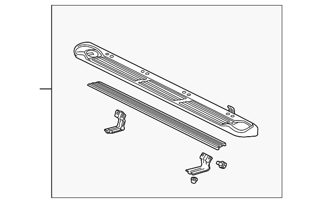 XL3Z16450CAA Деталь RUNNING BOARD, LEFT