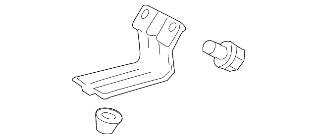 F85Z16N470DC Деталь REINFORCEMENT REAR BRACKET, RIGHT