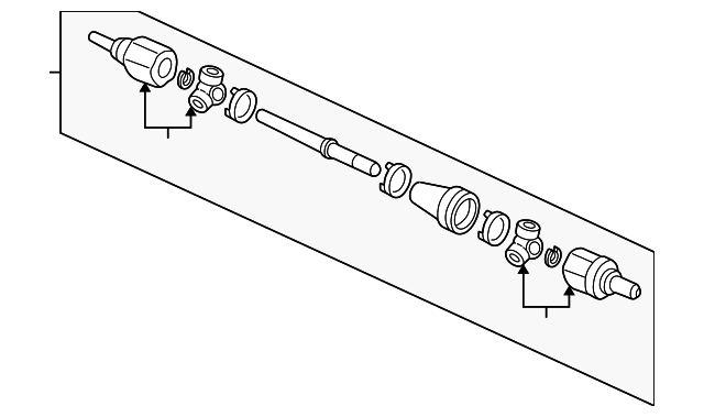 42310-S10-A50 Деталь DRIVESHAFT ASSY., R. RR.